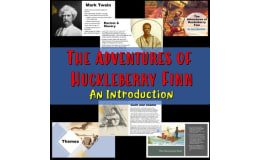 The Adventures of Huckleberry Finn Introduction PowerPoint
