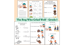 The Boy Who Cried Wolf | Grade 1 Worksheets