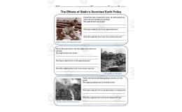 The Effects of Scorched Earth | Comprehension Questions