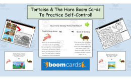 The Hare And The Tortoise Self-Control- An SEL Boom Cards With Audio & Printables!