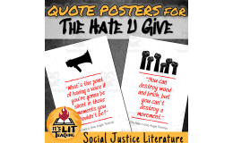 The Hate U Give Posters: 4 Quote Posters