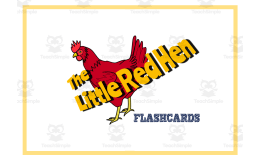 The Little Red Hen Flashcard Set