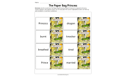 The Paper Bag Princess Worksheet