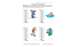 The Right Temperature Worksheet