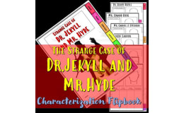 The Strange Case of Dr. Jekyll and Mr. Hyde Characterization Flip book