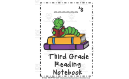 Third Grade Reading Notebook