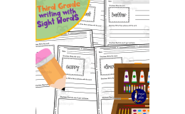 Third Grade Writing with Sight Words