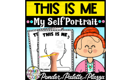 This Is Me: My Self Portrait - First Day of School Activity