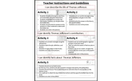 Thomas Jefferson Interactive Notebook