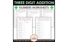 Three Digit Addition - With Regrouping (3 Digit Adding) Printables