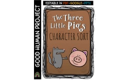 Three Little Pigs | Character Sort Activity