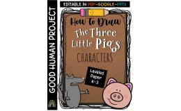 Three Little Pigs | Drawing Characters Activity
