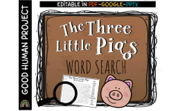 Three Little Pigs | Word Search Activity