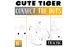 Tiger Dot to Dot Worksheet Activities / Zoo Animals Dot to Dot