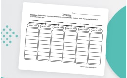Timeline Worksheet