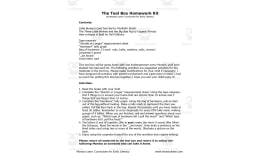 Tool Box Homework Kit