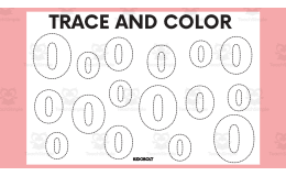 Trace and Color Number Shape - 0