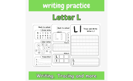 tracing letter l worksheets for preschool - tracing letter l printable