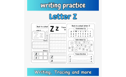 tracing letter z worksheets for preschool - writing letter z for pre-k