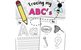 Tracing my ABC's PDF Workbook