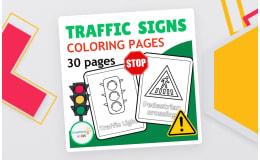 Traffic Signs Coloring Pages – Road Safety