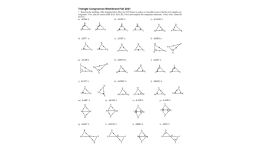 Triangle Congruence Worksheet – Geometry Practice