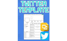 Twitter Template (Editable on Google Slides)