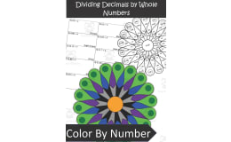 Dividing Decimals – Color by Number Activity (UK)