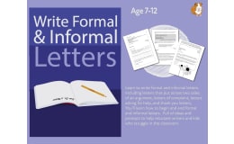 Let's Write Formal And Informal Letter (7-11 years)