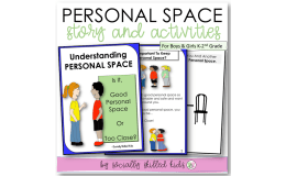 Understanding Personal Space, Social Skills Story & Activities For K-2nd