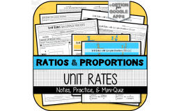 Unit Rate with Complex Fractions NOTES, PARTNER PRACTICE, MINI-QUIZ