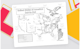 United States Extreme Difficulty Dot-to-Dot / Connect the Dots