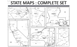 United States : Map Set