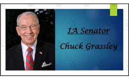 U.S. Senator Chuck Grassley (IA) BIO PPT