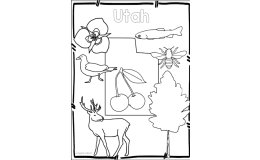 Utah State Symbols Clip Art