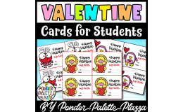 Valentine's Day Cards for Students - Holiday Gift Cards