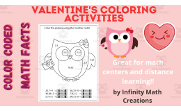 Valentine's Day Color-Coded Math--Decimal Fun Pack