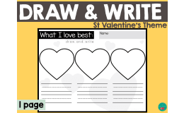 Valentine's Day Draw & Write