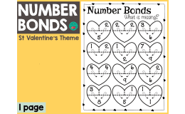 Valentine's Day Number Bonds