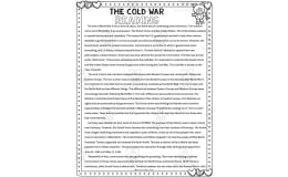 Valentine's Day + The Cold War Activity Packet