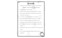 Verbals Worksheets – Gerunds, Infinitives, Participles