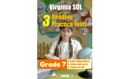Virginia SOL Pack of 3 Reading Practice Tests for Grade 7