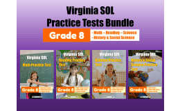Virginia SOL Practice Tests Bundle for Grade 8