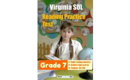 Virginia SOL Reading Practice Test for Grade 7