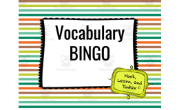 Vocabulary BINGO Game