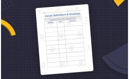 Vocabulary Definitions & Drawings Worksheets