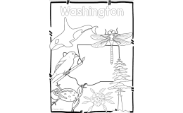 Washington State Symbols Clip Art