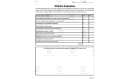 Website Evaluation (Editable in Google Docs)