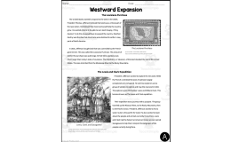 Westward Expansion Reading Packet + Distance Learning
