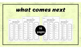 What Comes Next Activities - What Number Comes Next.